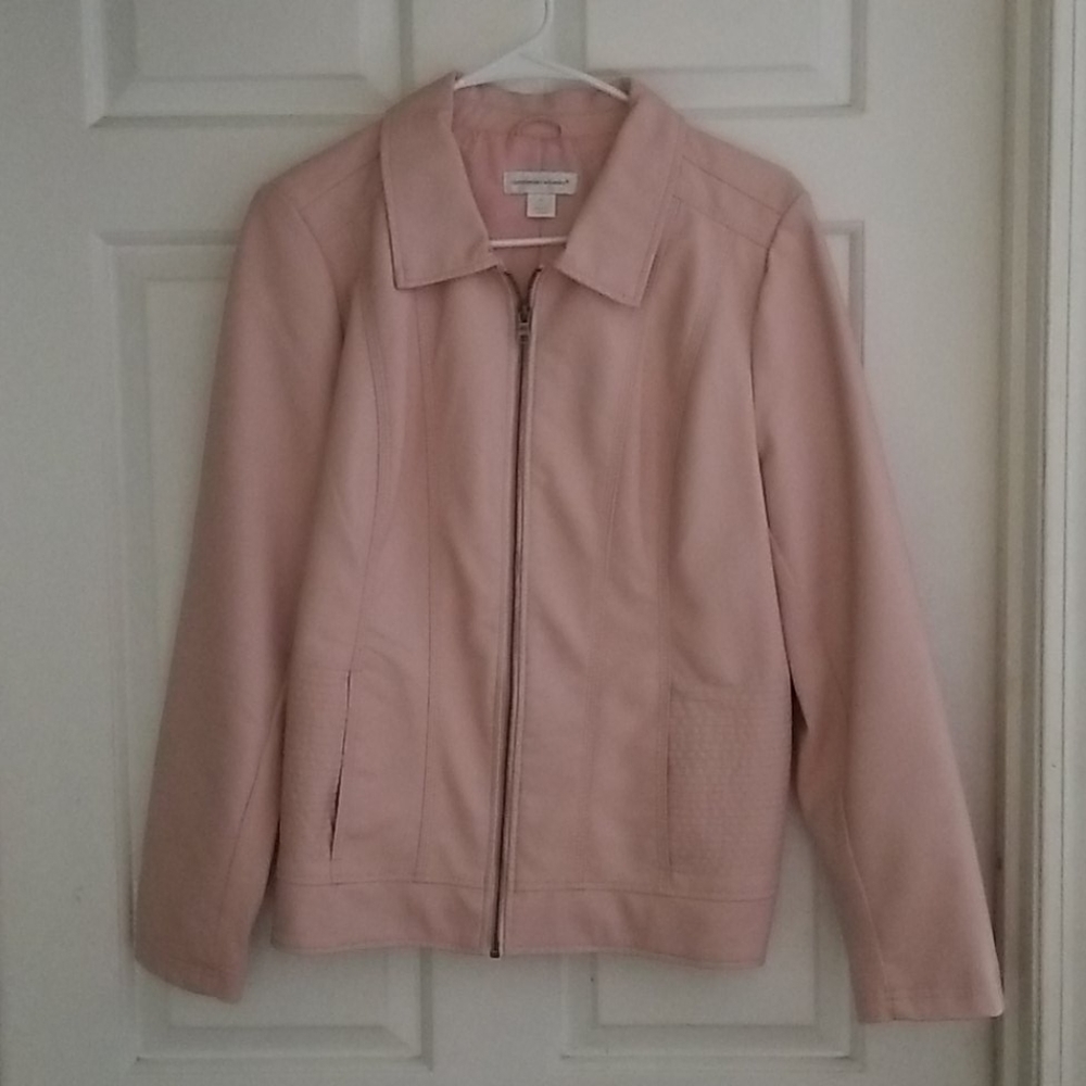 M Pink moto Jacket